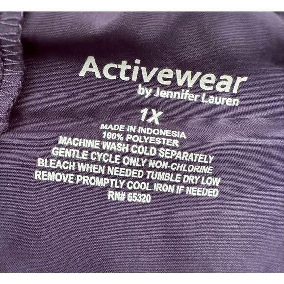 Activewear Blue and Orange Shorts size 1X - Picture 5 of 6